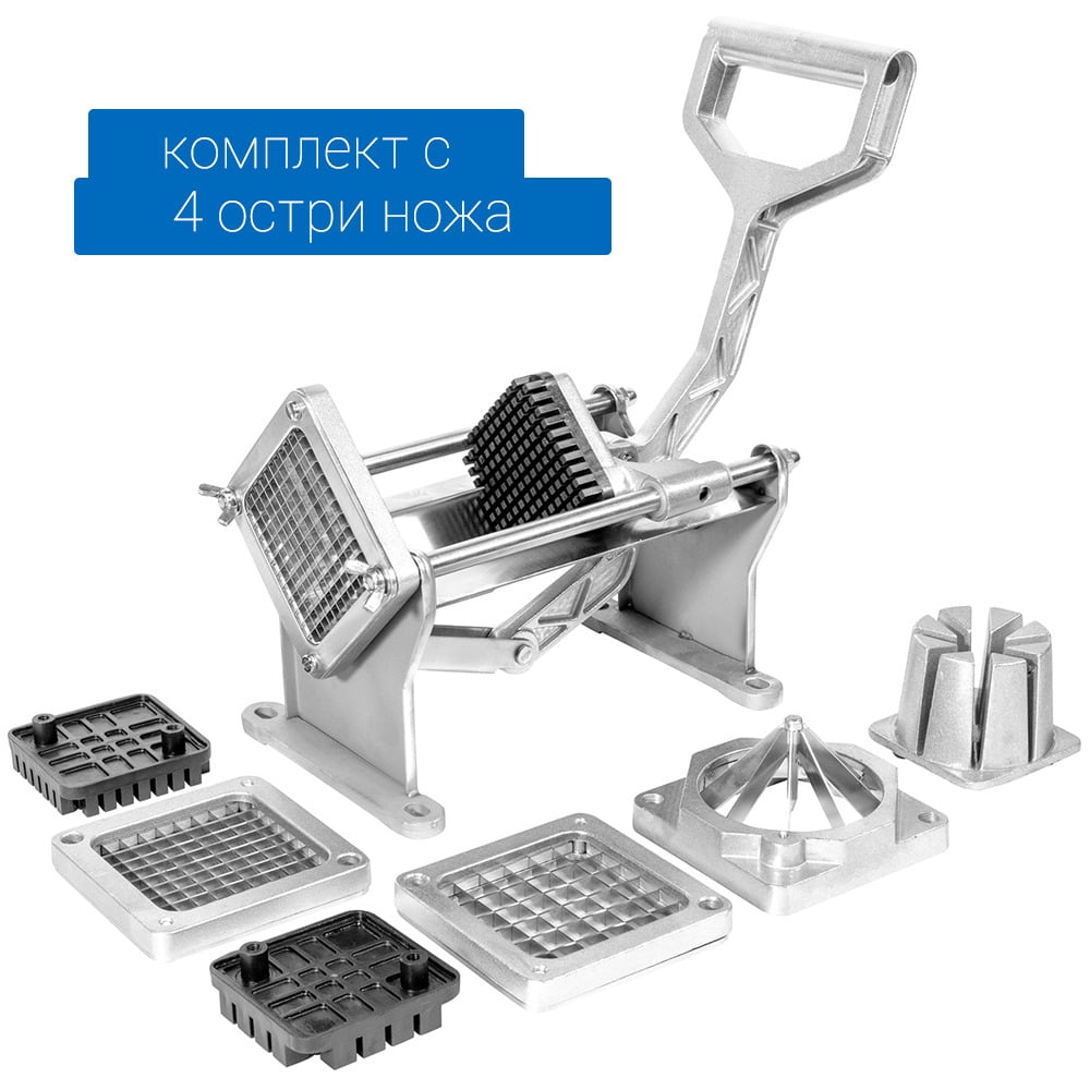 Картофорезачка ръчна с 4 ножа 