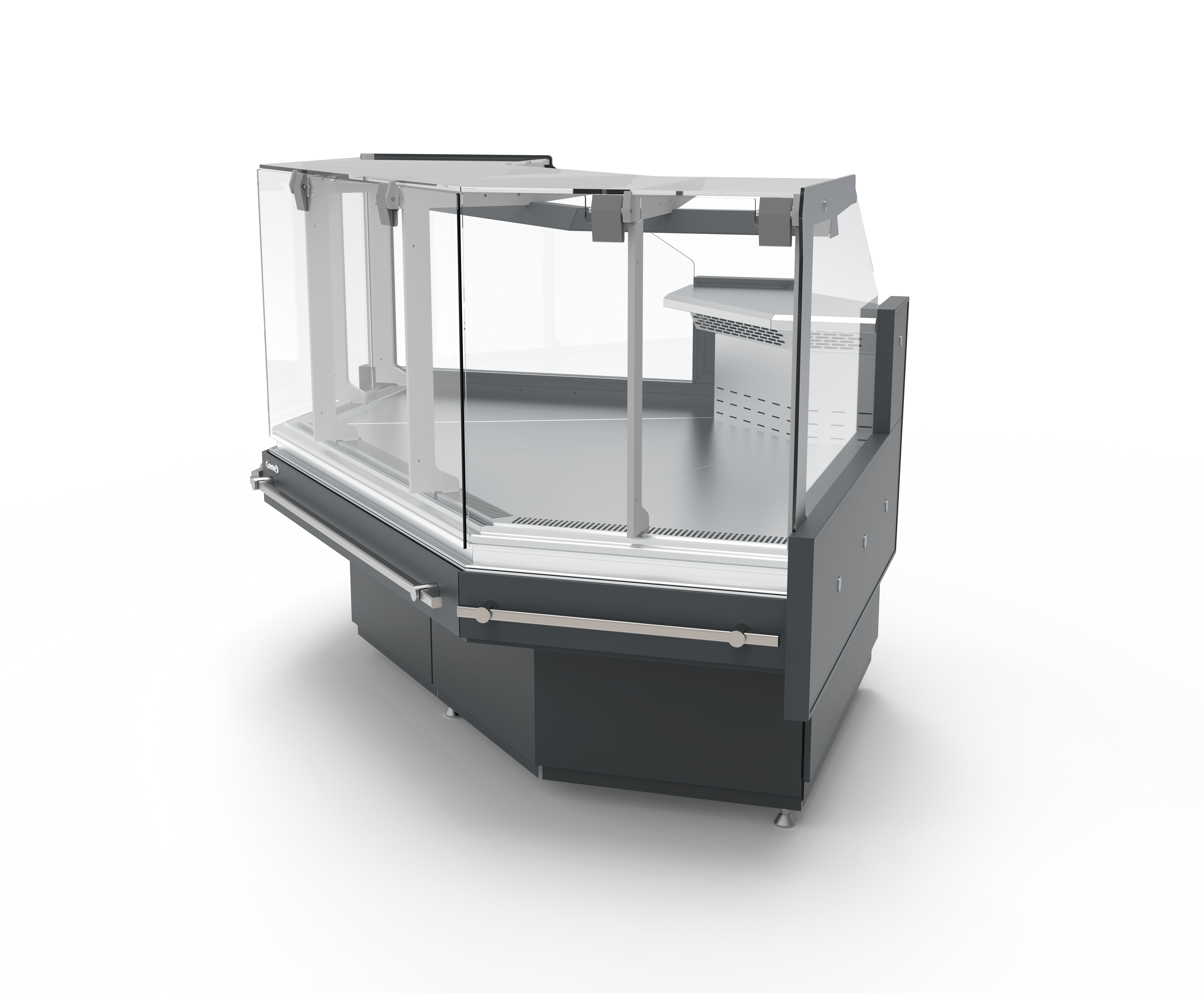 Щандова хладилна витрина BARBUDA L PLATINUM  Ъгъл 90º, Plug-in