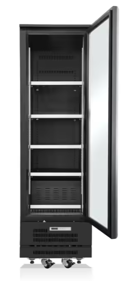 Wall-mounted refrigerated display case Carolina 06, Plug in, R290, 600x760x2000mm
