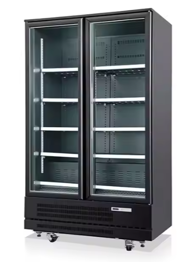Wall-mounted refrigerated display case Carolina 12, Plug in, R290, 1200x760x2000mm