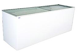 Хоризонтален фризер стъклен капакUgur UDD 500 SC 1554x635x892 ; 484 л.