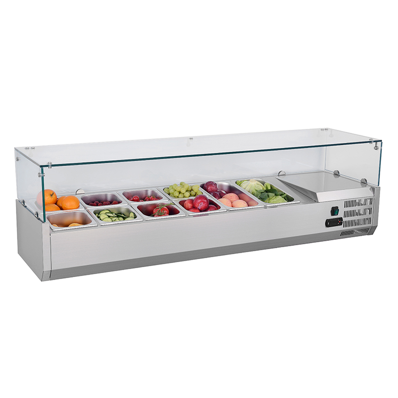 Countertop salad cooler AIRCON VRX330 1200, 5 GN 1/4