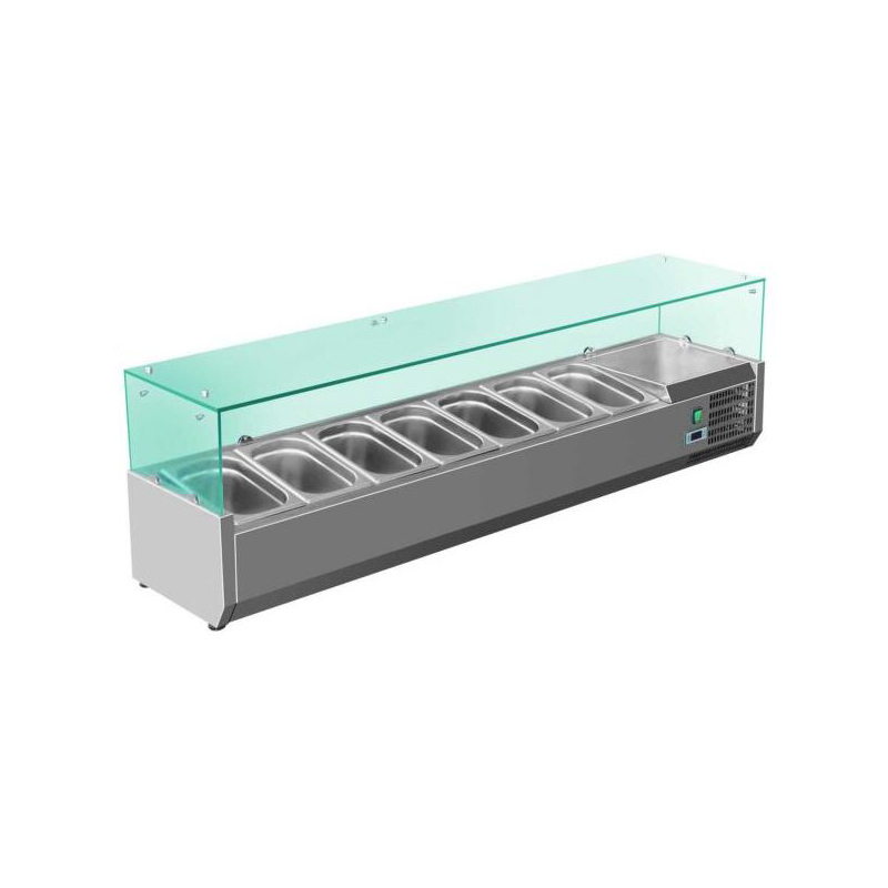 Countertop salad cooler AIRCON VRX330 1800, 8 GN 1/4