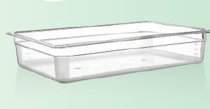 Гастронорм съд 1/1 100 мм-прозрачен
