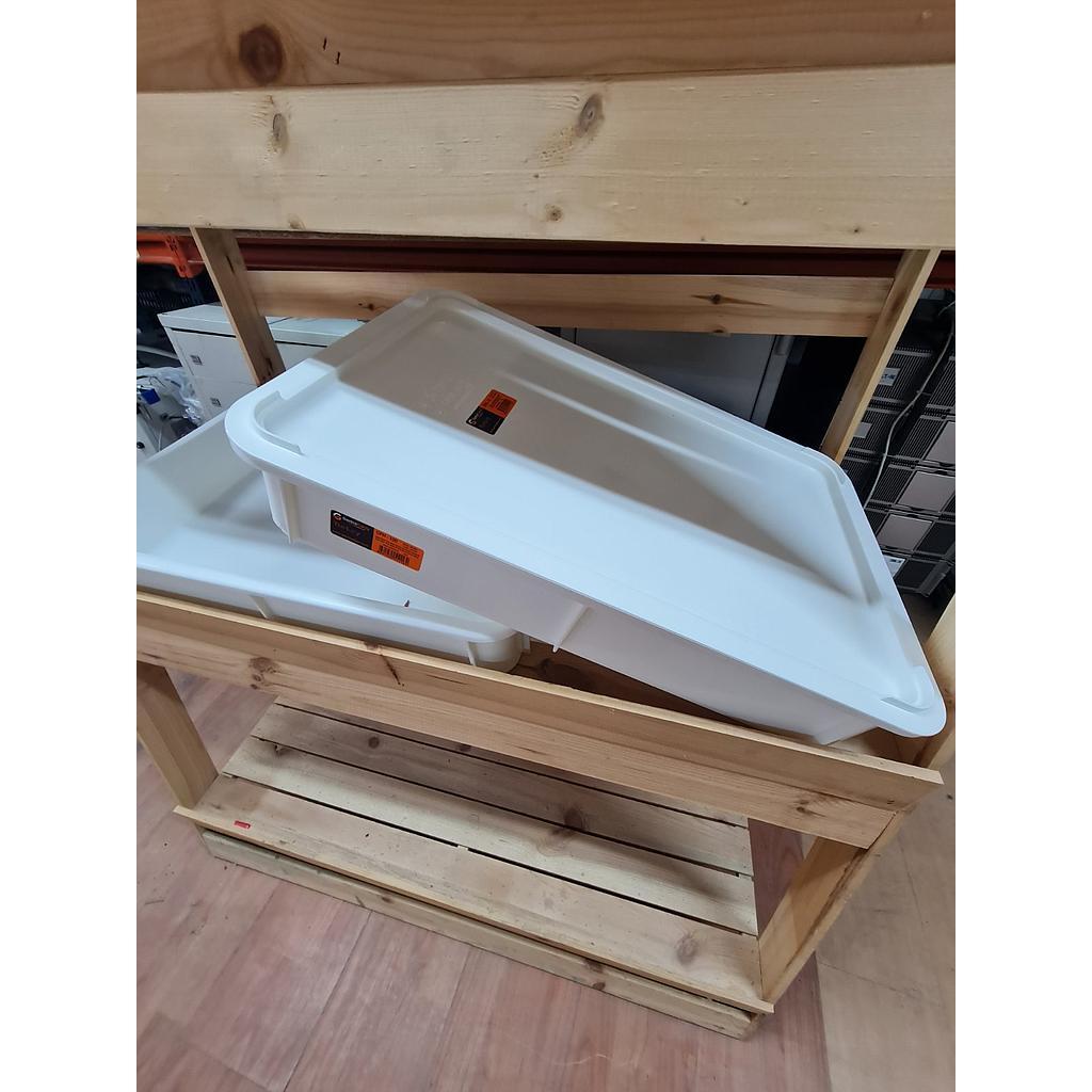Pizza dough box 600*400*75 mm white