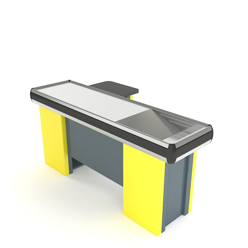 Cash box Marmara "L" without tape 2100x1100x900mm, with opening for scanner - RIGHT