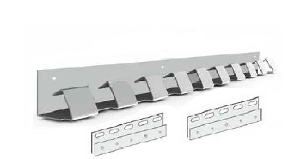 Закачалка за силиконова завеса 100 см инокс 