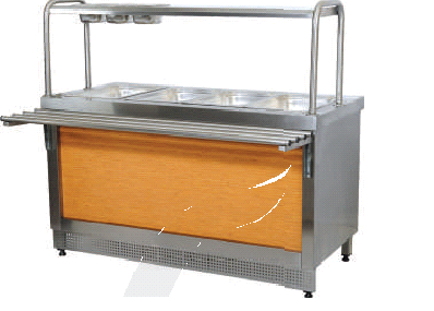 Bain marie electric 4GN, 1500x700x850/1350