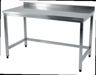 Work table without lower shelf, 1400x700x850