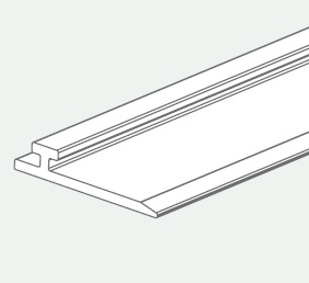 Магнитен Т профил 1250мм за разделител / черен