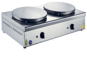 Double GAS pancake cooker, 750x460x150