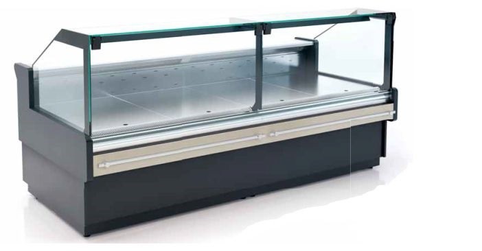 Stand refrigerated display case BARBUDA L PLATINUM L1875x1200x1200mm, Plug-in, with depot, without pages