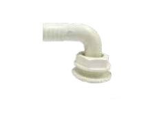 Angular drainage siphon