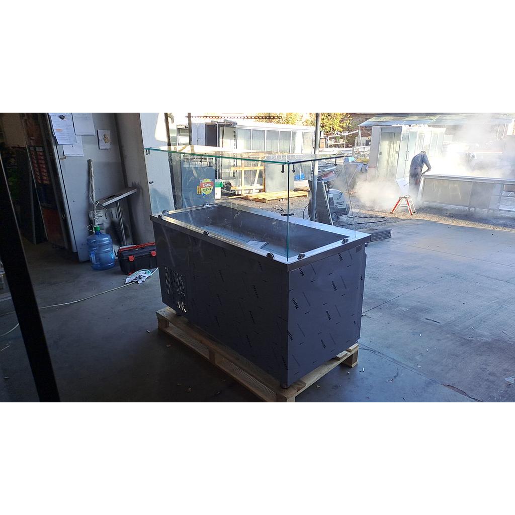 Хладилна маса салатиера 2 врати 4GN, 141x70x85, -2/+8