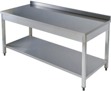 WORK TABLE WITH LOWER SHELF, 1400x700x850