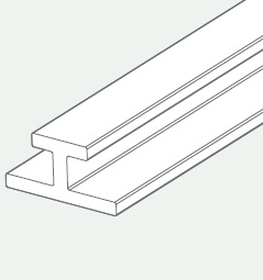 Самозалепващ Т профил 1250мм за Разделител
