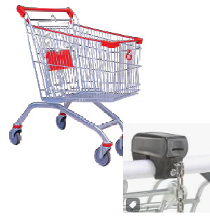 75 LTR. METAL Market trolley
with STANDARD WHEELS
RED plastics
with BABY SEAT
WITHOUT LOGO
ROUND hand with lock