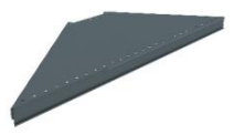 Рафт * 300мм (Т:0.7) Външен ъгъл