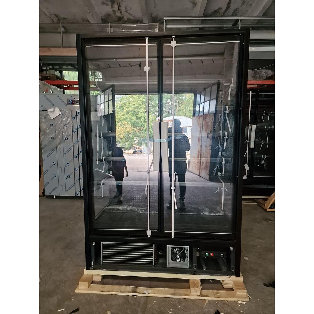 Wall-mounted refrigerated display case Nicole LK12B / 1310x770x2000mm - Plug-in/ R290