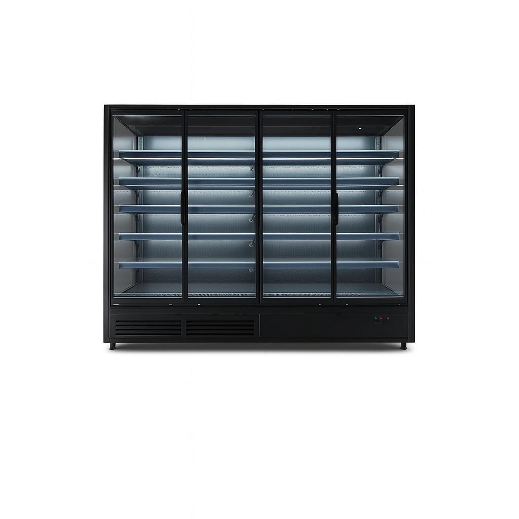 Wall-mounted refrigerated display case Nicole LK25B / 2570x770x2000mm - Plug-in/ R290