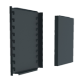 EXTERNAL CORNER BACK PANEL (P25) L : 133 H : 500 / T:0,5 MM