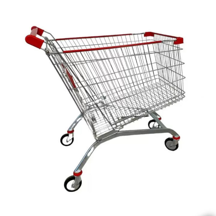 Metal shopping cart 210 l.